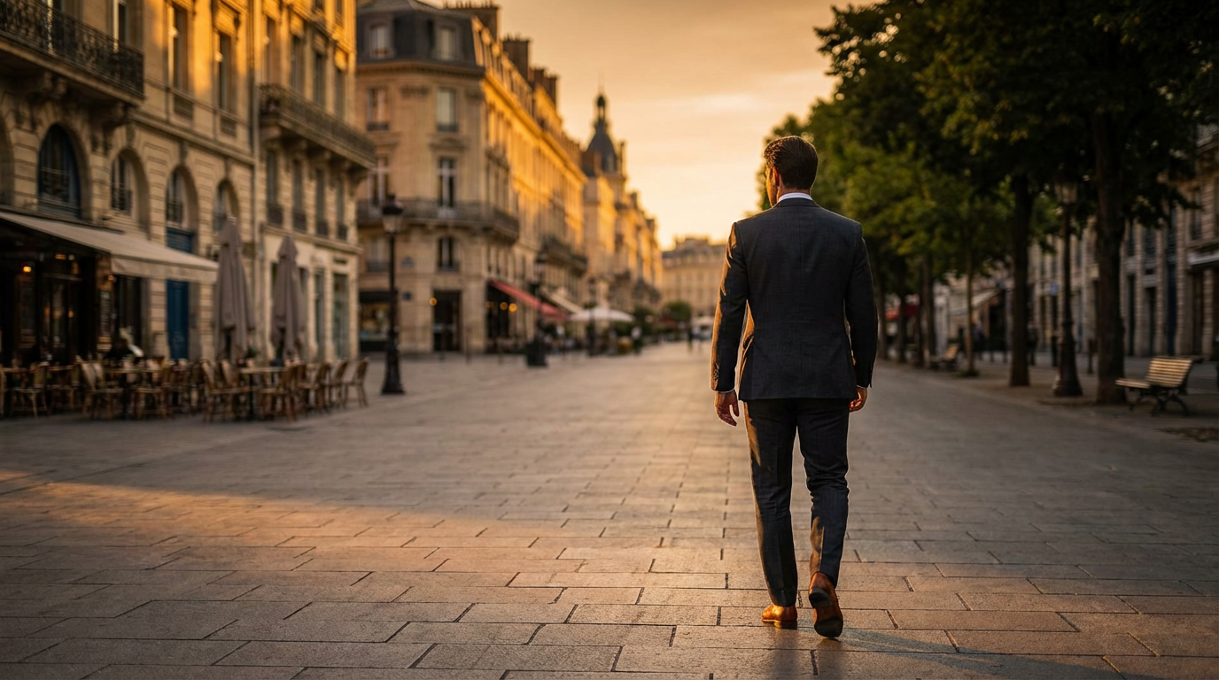 La Milano hero banner - European boulevard lifestyle