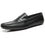 Men's Penny loafers Driving Moccasins Serpent-1-black