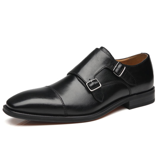 Men's Monk Strap Chal-1-black