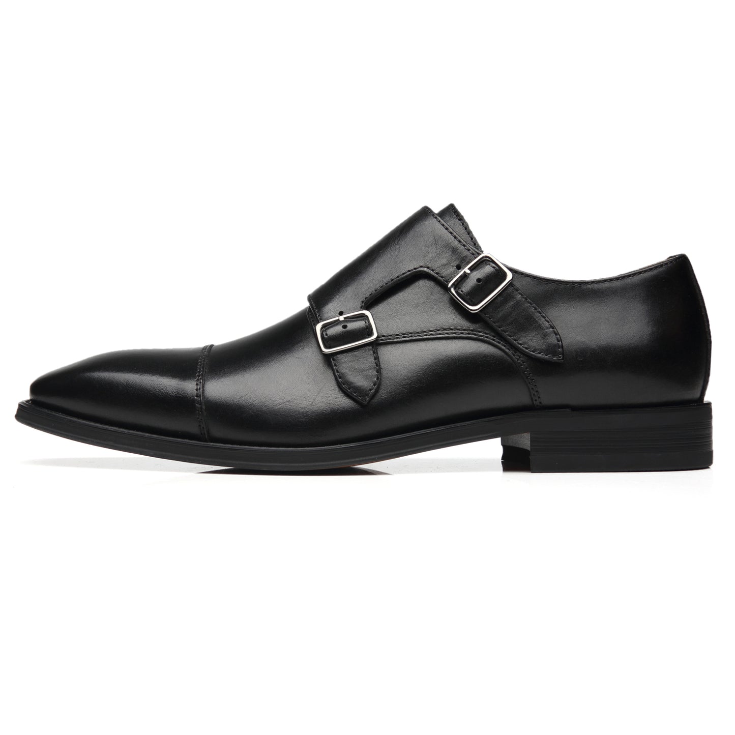 Men's Monk Strap Chal-1-black
