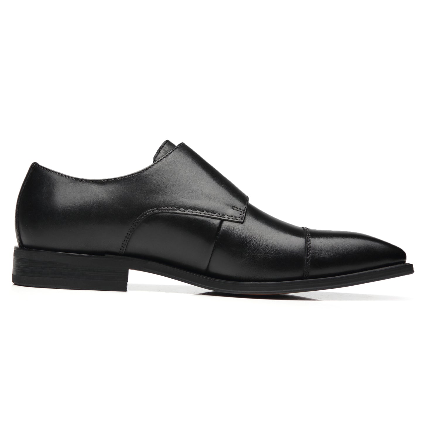 Men's Monk Strap Chal-1-black