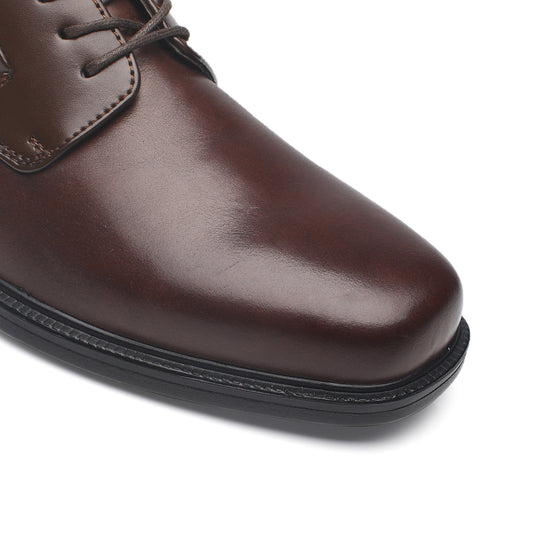 Men's Wide Width Oxford Shoes Wide-1-Brown