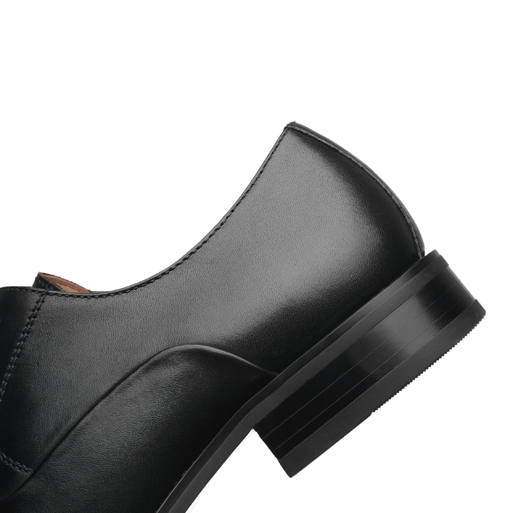 [La Milano] メンズ US サイズ: 12 M US カラー: ブラウン　並行輸入品 | La Milano Wide Width Men\u0027s Leather Dress Shoes Slip